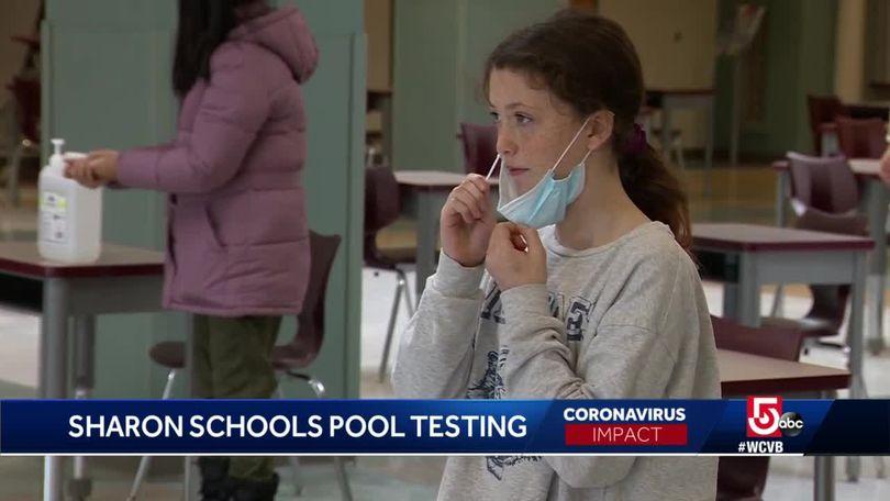 Pool Testing at Sharon High School