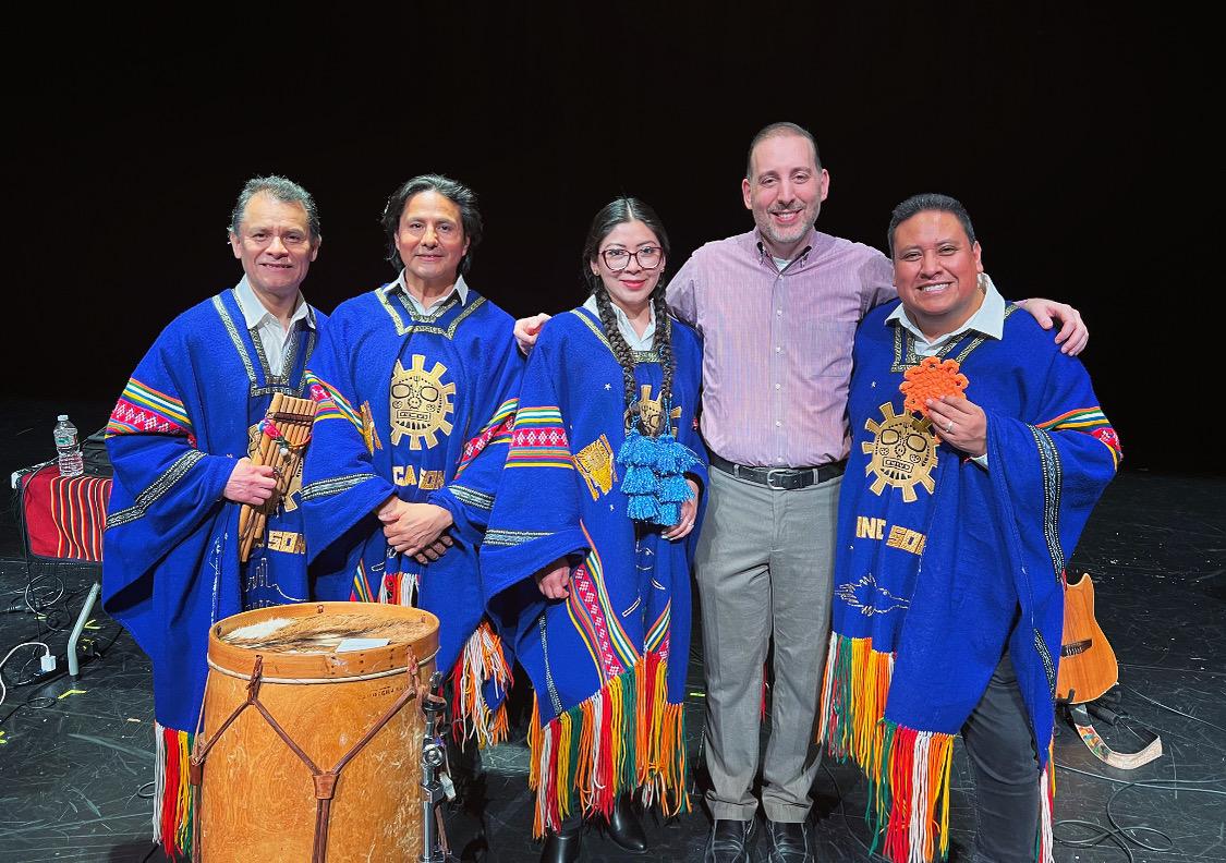 Andean Folk Band Shares Musical Traditions in Lively Performance at SHS