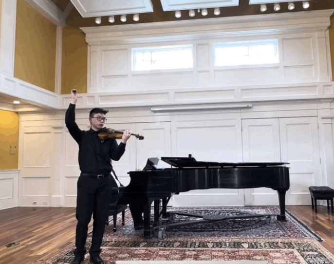 The Concertmaster: Brendon Wen