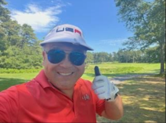 Chemistry teacher's swing at golf