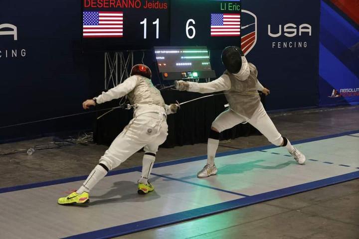 Meet Eric Li, The Fencer with a Flair for Red